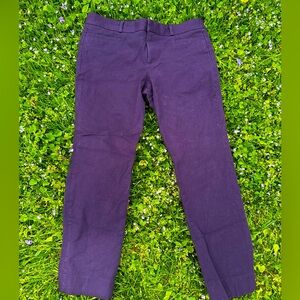 Women’s 8 purple pants banana republic